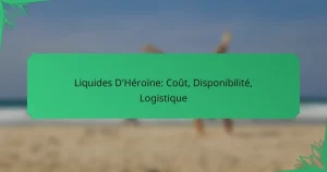 Liquides D’Héroïne: Coût, Disponibilité, Logistique