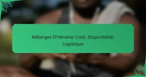Mélanges D’Héroïne: Coût, Disponibilité, Logistique